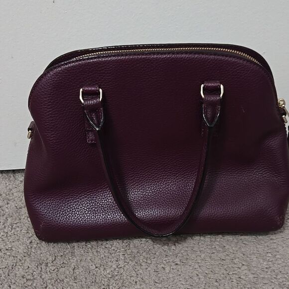 Kate Spade Jackson Street Lottie Plum Burgundy Purple Bag Womens No Strap - Picture 3 of 9